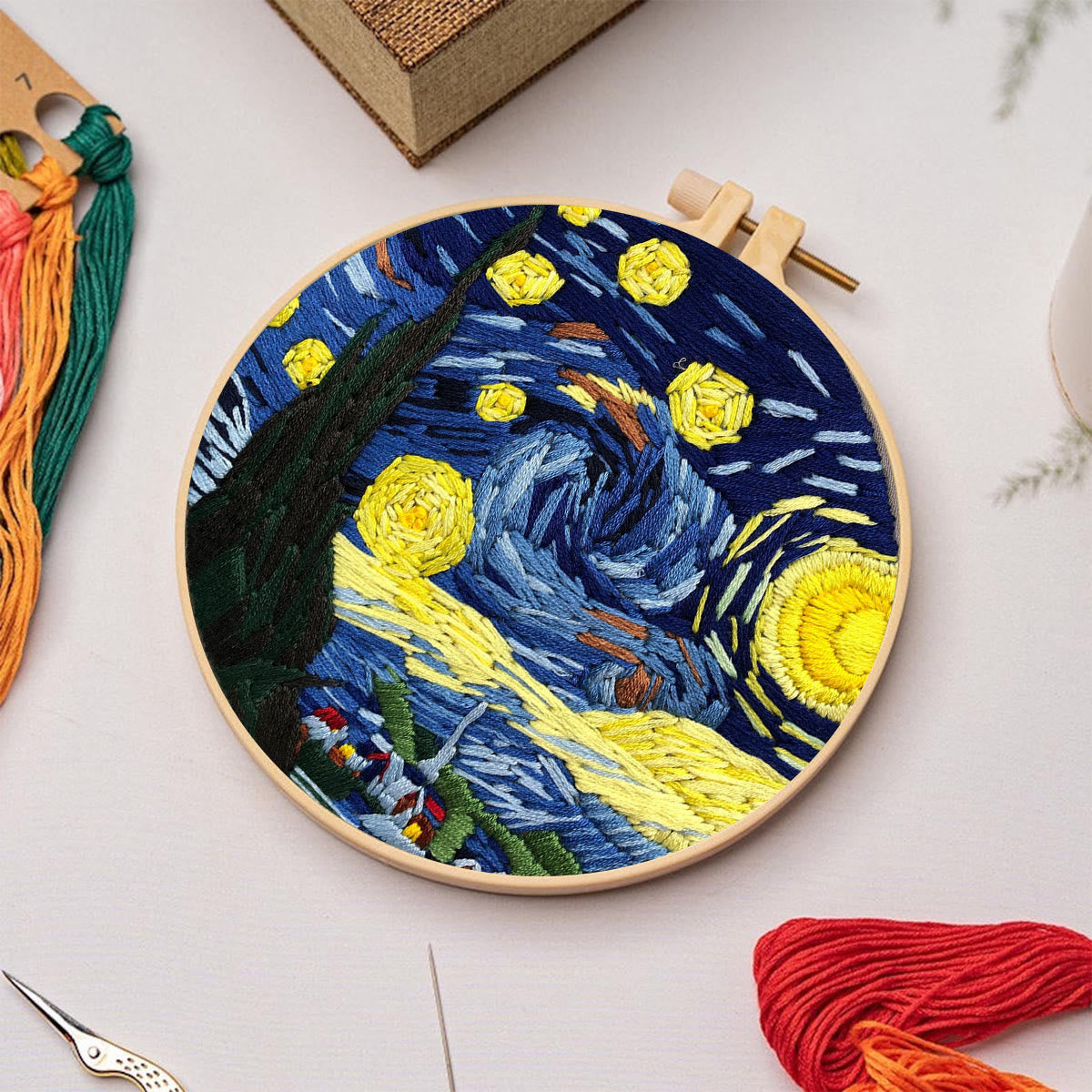 Rubbyoo Embroidery Kit - Starry Sky