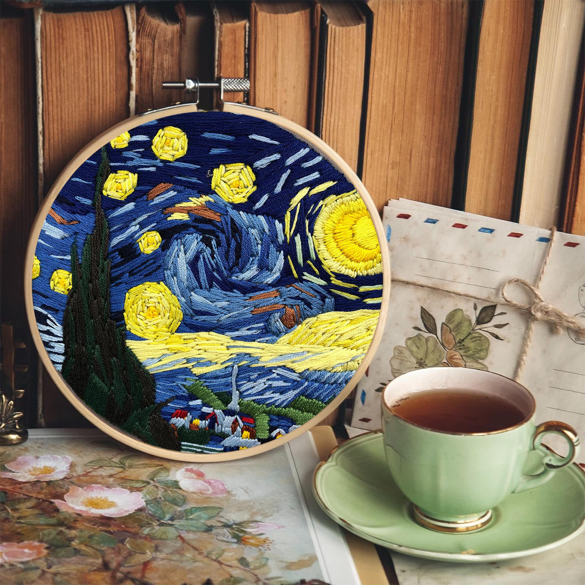 Rubbyoo Embroidery Kit - Starry Sky