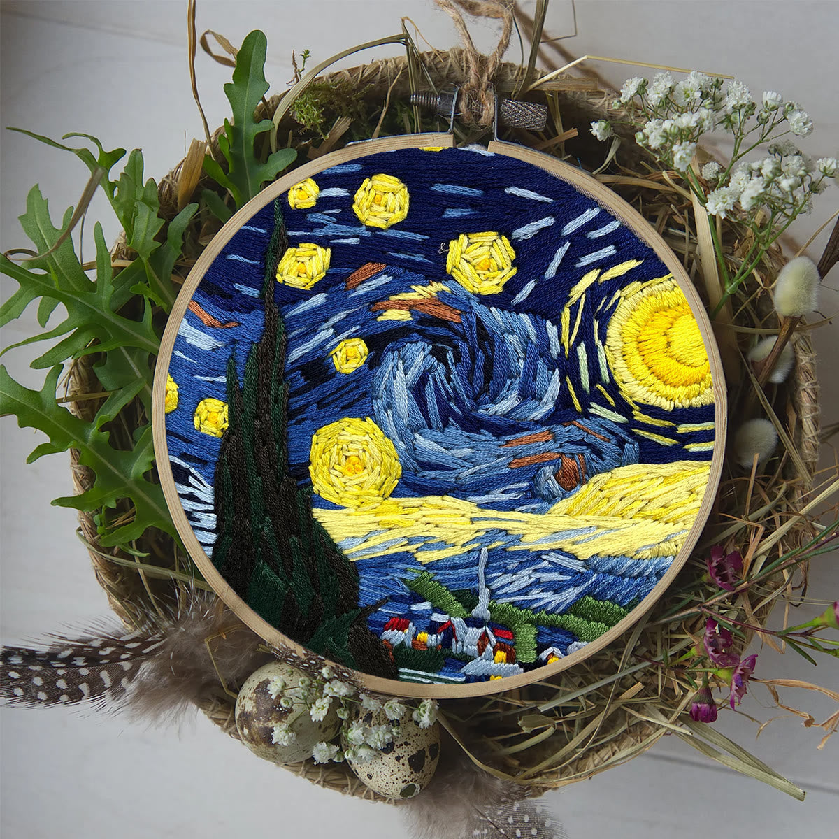 Rubbyoo Embroidery Kit - Starry Sky
