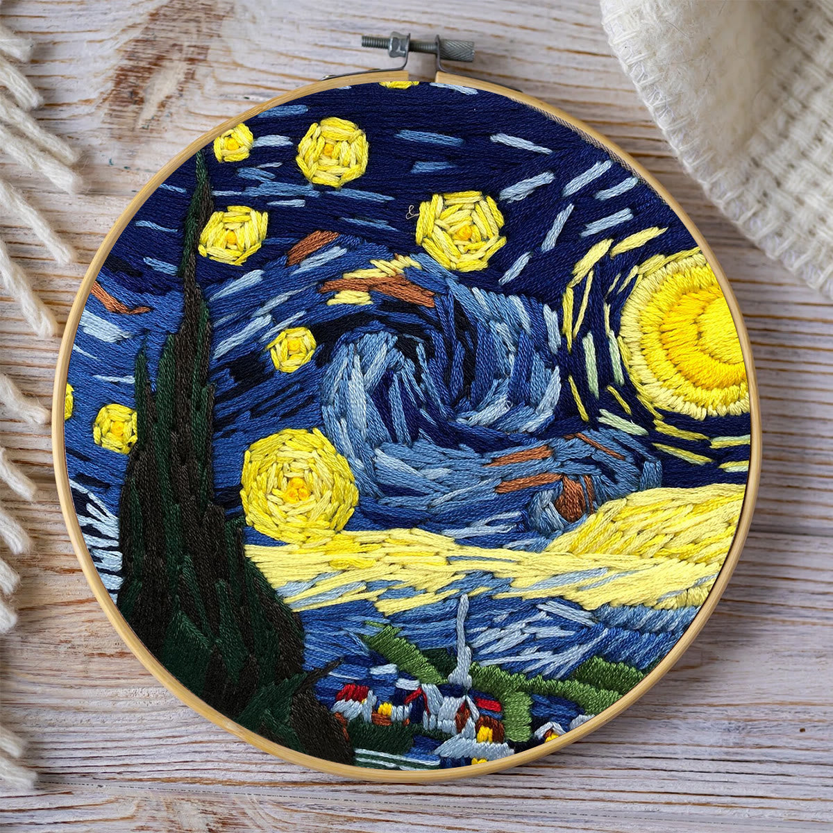Rubbyoo Embroidery Kit - Starry Sky