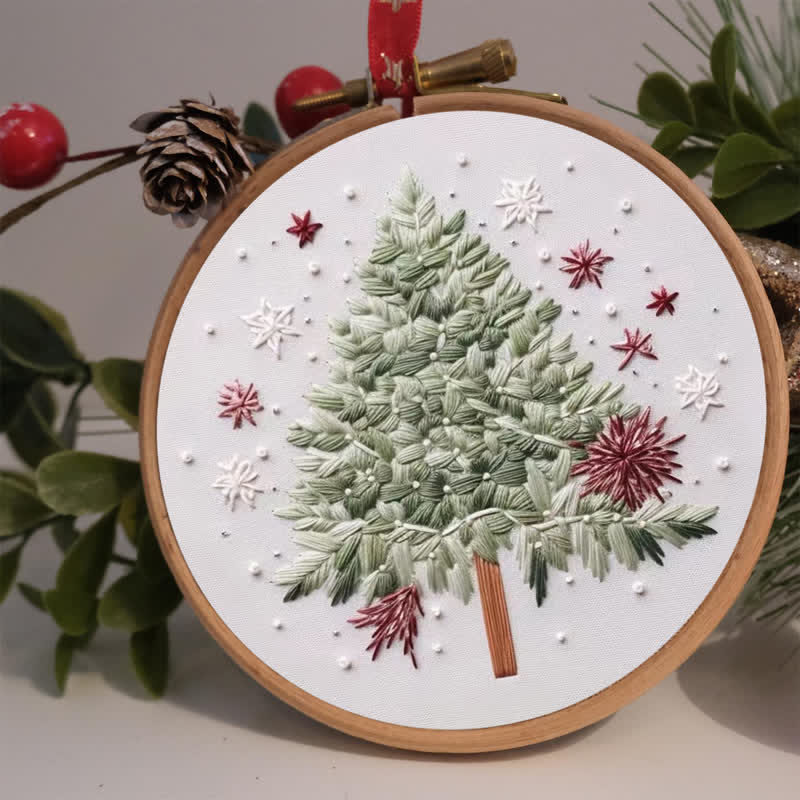 Rubbyoo Embroidery Kit - Snowfall
