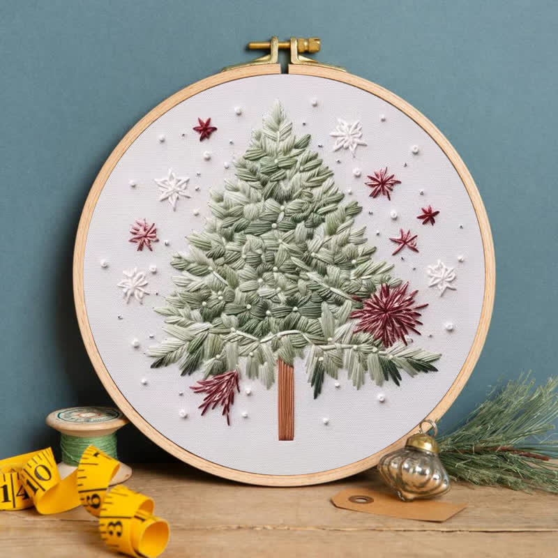 Rubbyoo Embroidery Kit - Snowfall