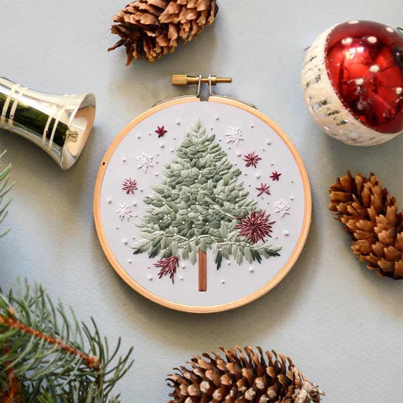 Rubbyoo Embroidery Kit - Snowfall