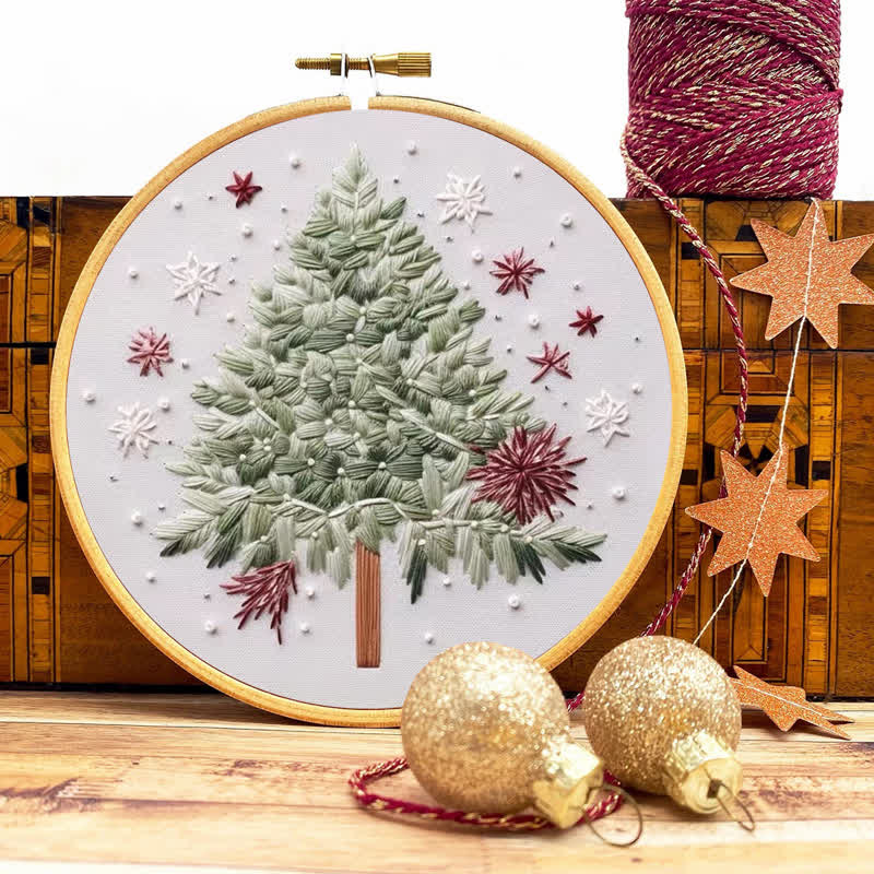Rubbyoo Embroidery Kit - Snowfall