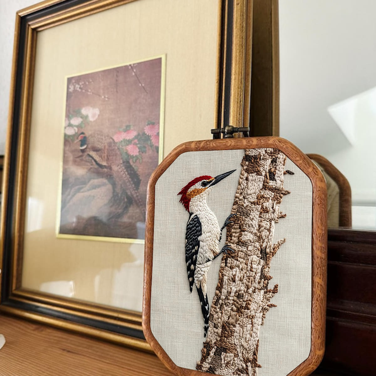 Rubbyoo Embroidery Kit- Woodpecker