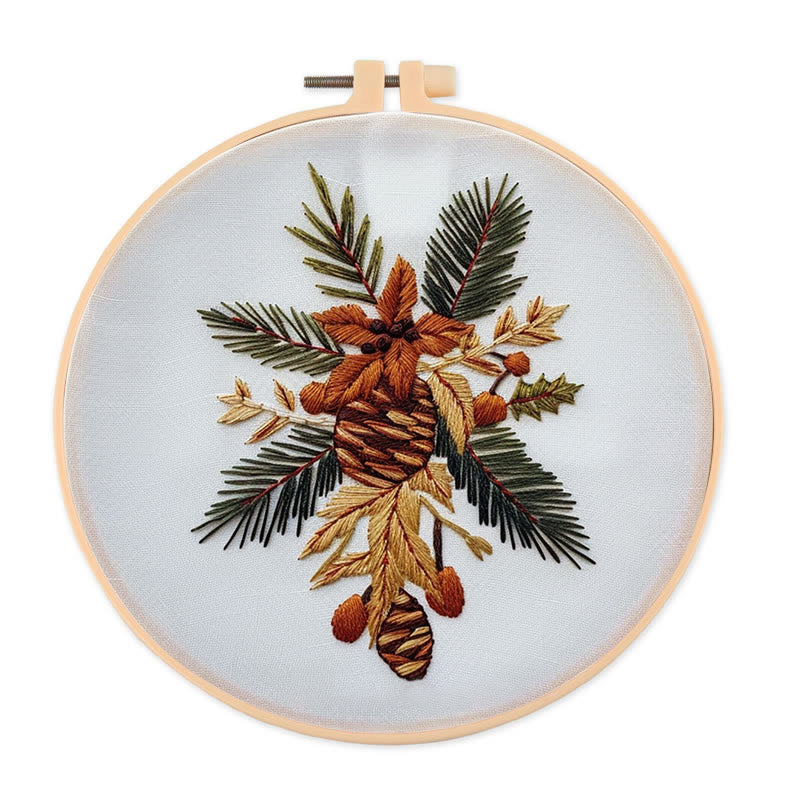 Rubbyoo Embroidery Kit-  Winter Bouquet