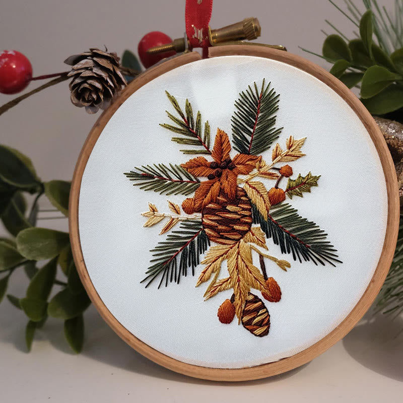 Rubbyoo Embroidery Kit-  Winter Bouquet