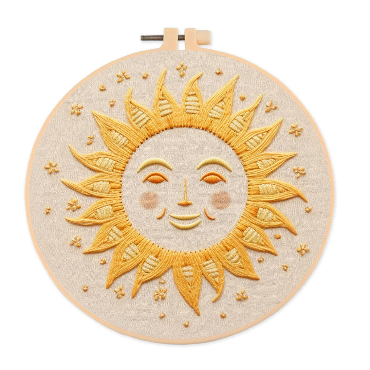 Rubbyoo Embroidery Kit- Smiling Sun