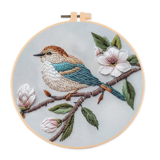 Rubbyoo Embroidery Kit- Spring Bird