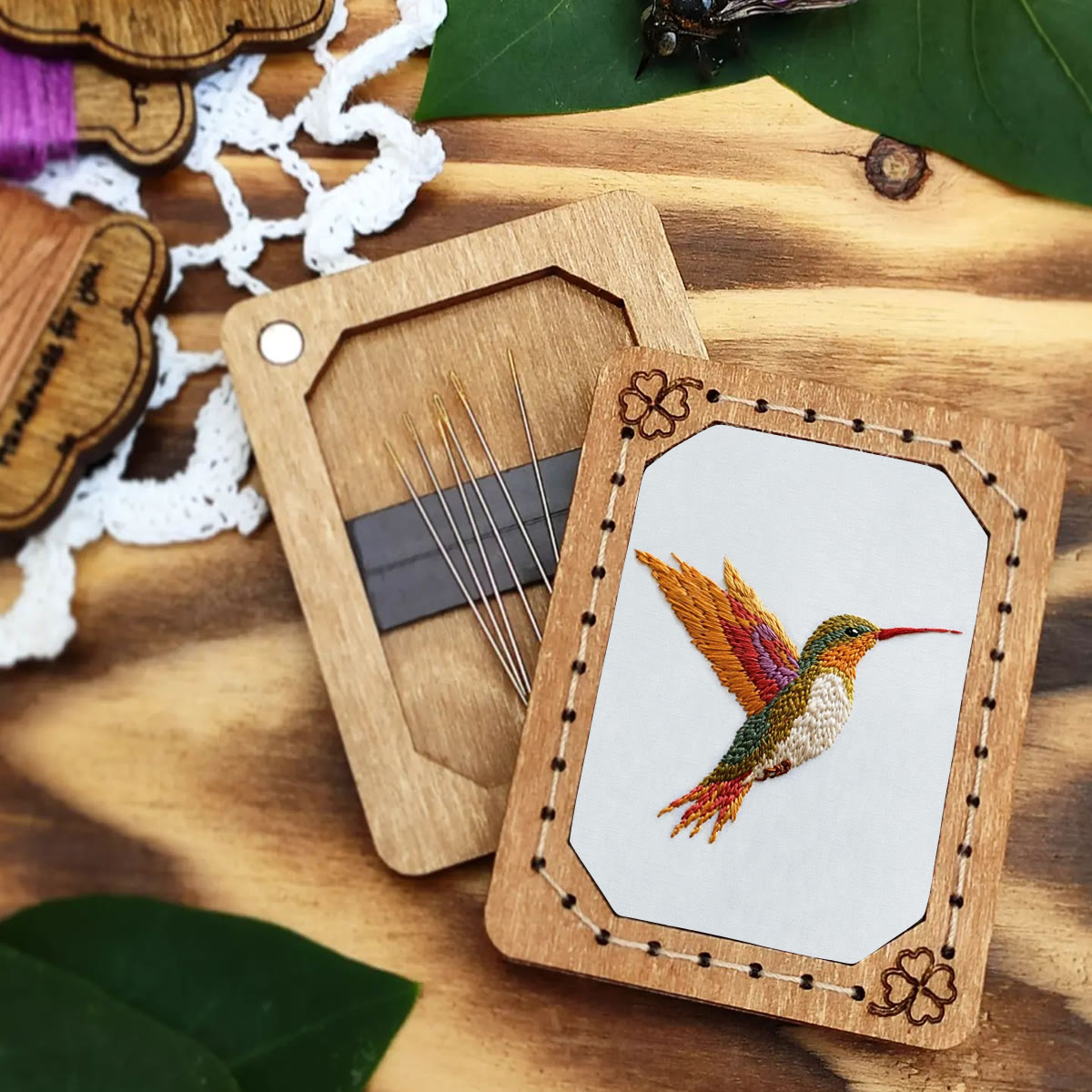 Rubbyoo Embroidery Kit-Vibrant Hummingbird2