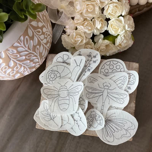 In the Garden Stick and Stitch Embroidery Patterns