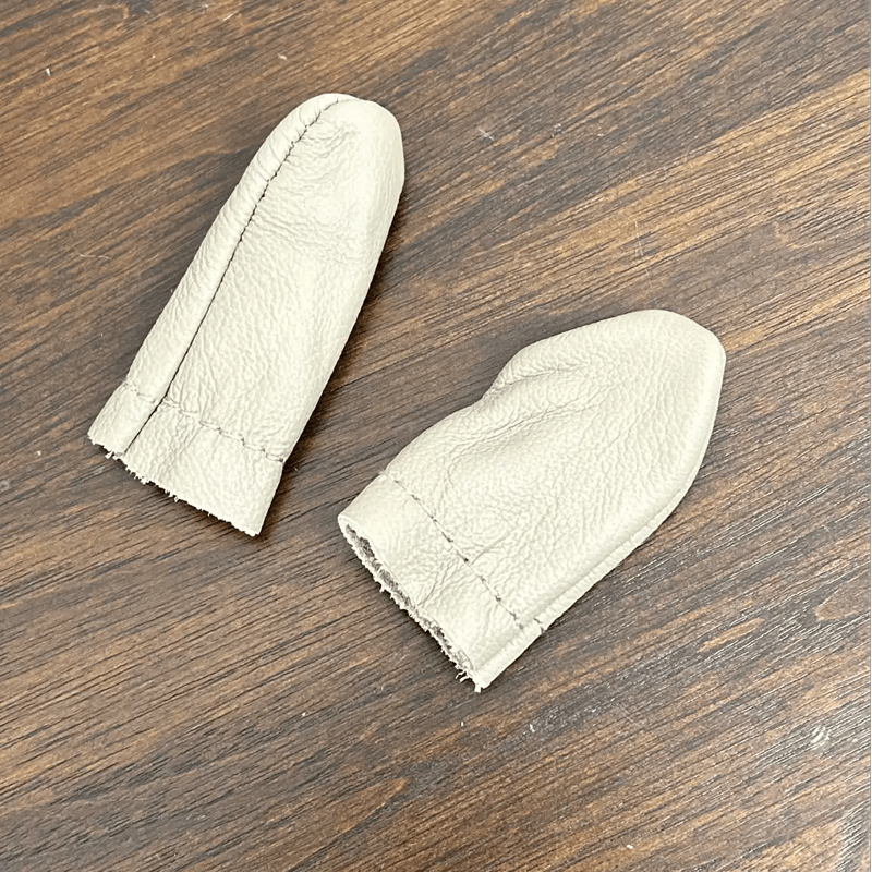 Pair of Craft Sewing Needle Felt Leather Finger Protectors