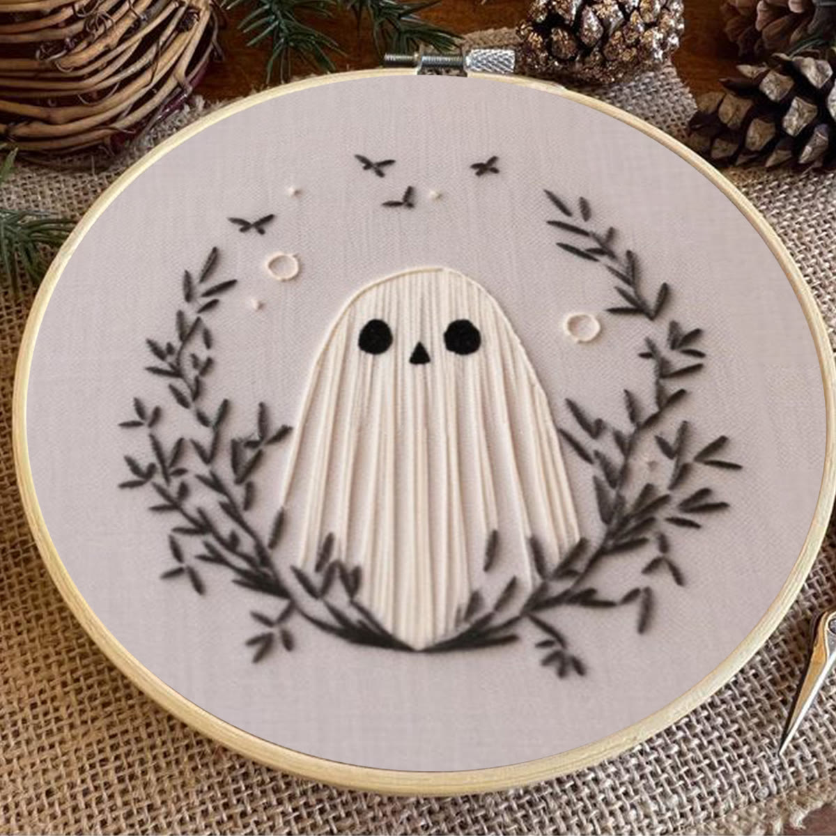 Rubbyoo Embroidery Kit -Whimsical Spirit | Easy Embroidery Kit for Beginners Wall Decor