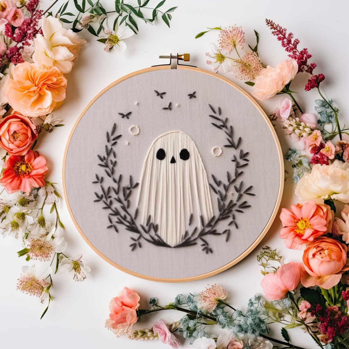 Rubbyoo Embroidery Kit -Whimsical Spirit | Easy Embroidery Kit for Beginners Wall Decor