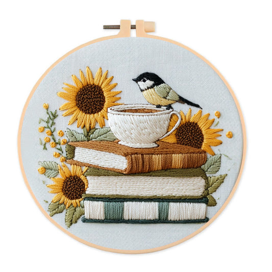 Rubbyoo Embroidery Kit - Sunlit Moments | Cozy Crafts  Wall Decor