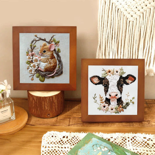 Wooden Embroidery Frame | Art Display Photo Frame