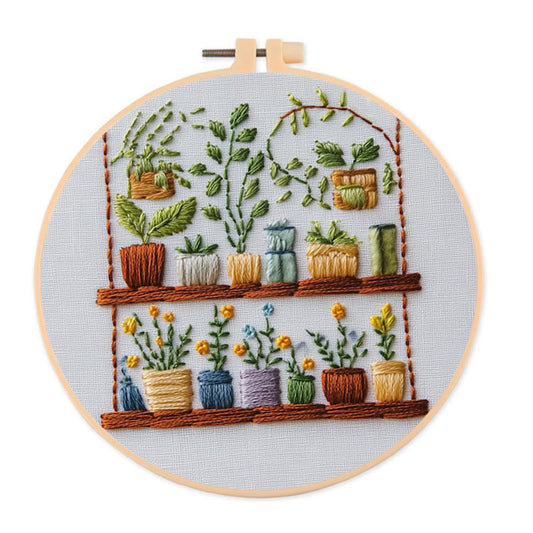 Rubbyoo Embroidery Kit -  The Flower Shop | Needlework Craft Gifts