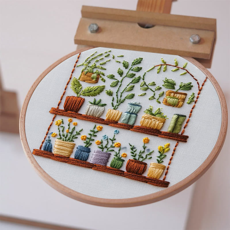 Rubbyoo Embroidery Kit -  The Flower Shop | Needlework Craft Gifts