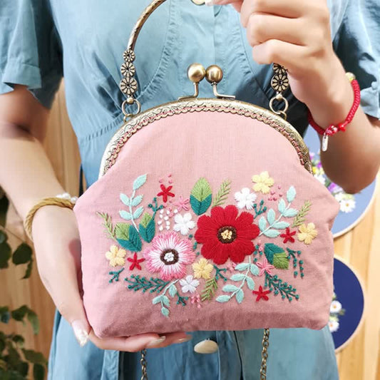 Metal Kiss Lock Bag Kit| DIY Coin Purse Bag With Chain