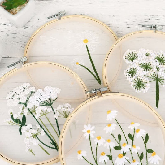 Beginner Embroidery kit| Needlepoint, DIY Craft Kit for adult
