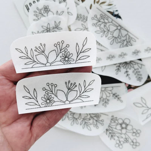 Floral Stick And Stitch Embroidery Patterns | Embroidery For Clothes