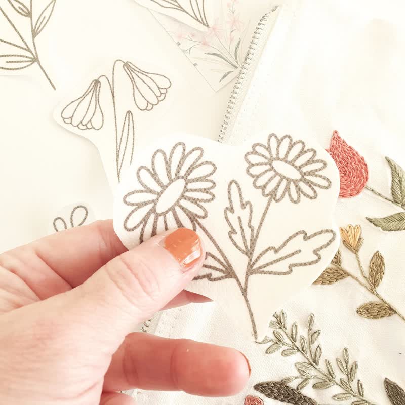 Blooming Flowers Stick And Stitch Embroidery Patterns | Embroidery For Clothes