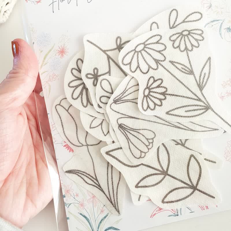 Blooming Flowers Stick And Stitch Embroidery Patterns | Embroidery For Clothes