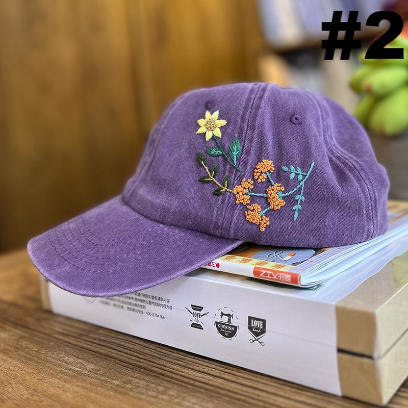 Embroidery Baseball Cap Kit | Handmake Fashion Accessories | Nice Personalized Gift