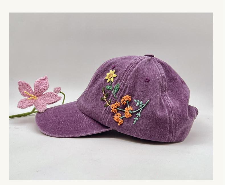 Embroidery Baseball Cap Kit | Handmake Fashion Accessories | Nice Personalized Gift