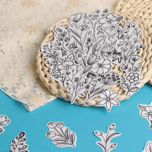 Floral Series Stick And Stitch Embroidery Patterns | Embroidery For Clothes