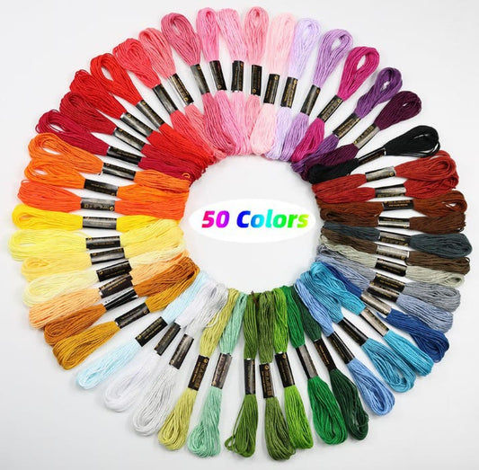 Embroidery Thread Sets - Multi-color Diy Thread | Hand Sewing Accessories