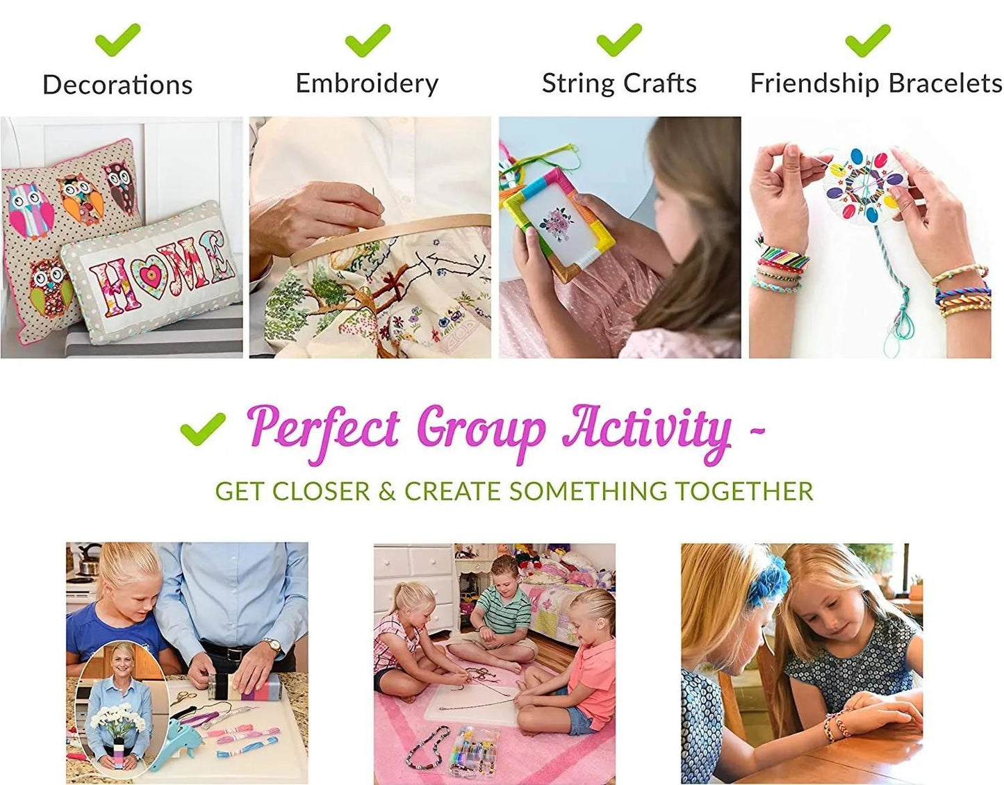 Embroidery Thread Sets - Multi-color Diy Thread | Hand Sewing Accessories