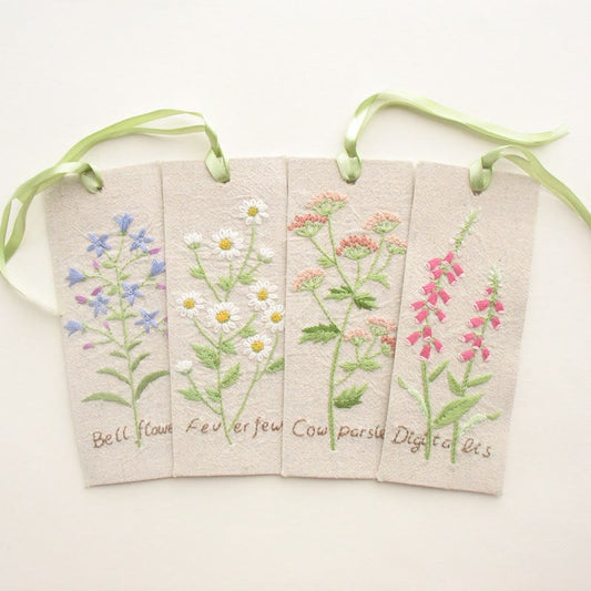 Embroidery Bookmark Kit | Personalized Floral Bookmark | Thoughtful Gift For Readers