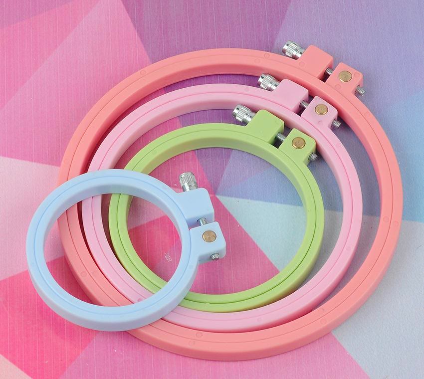 Embroiderey Plastic Frame | 7 Types Embroidered Hoop | Nice Gifts For Handmake Crafter
