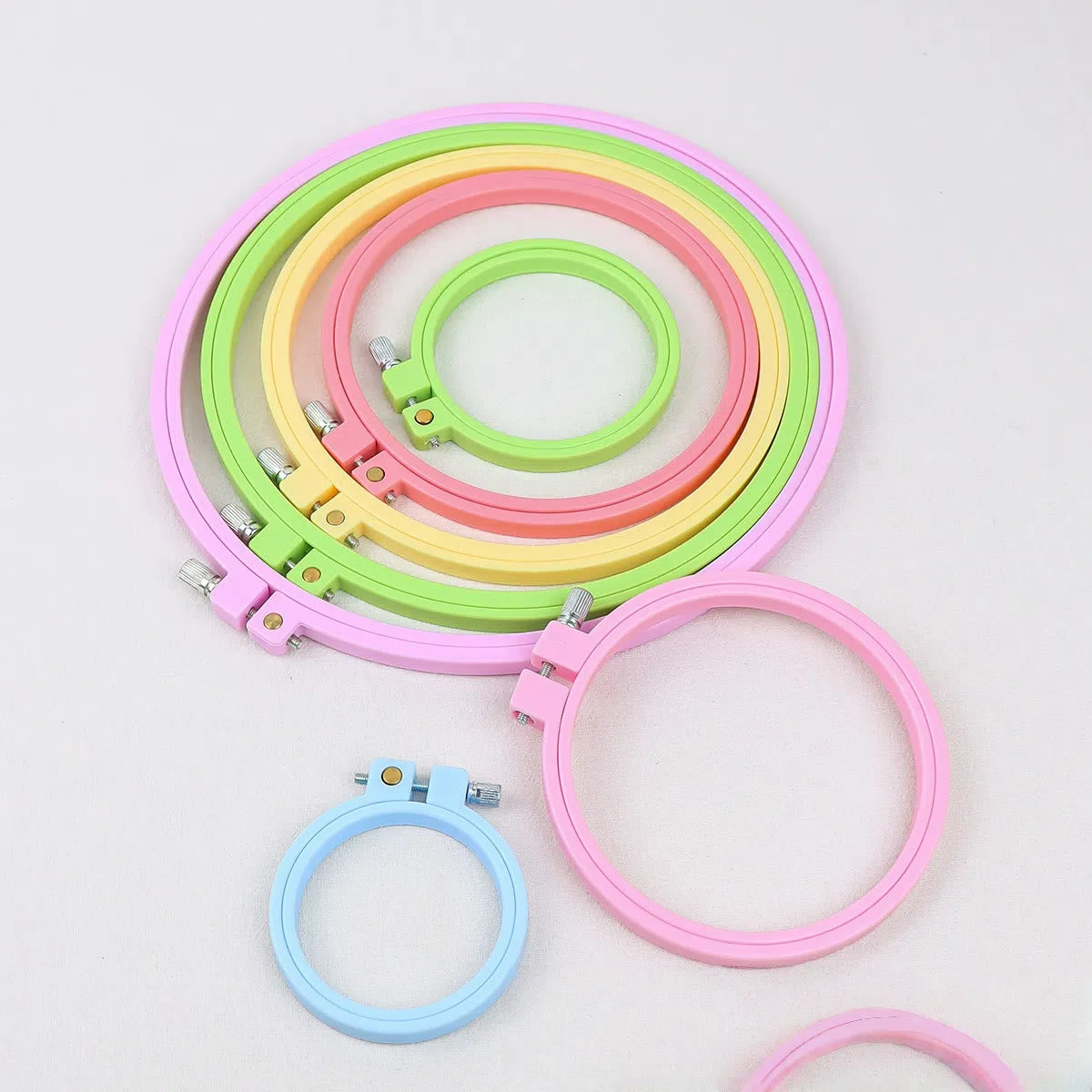 Embroiderey Plastic Frame | 7 Types Embroidered Hoop | Nice Gifts For Handmake Crafter