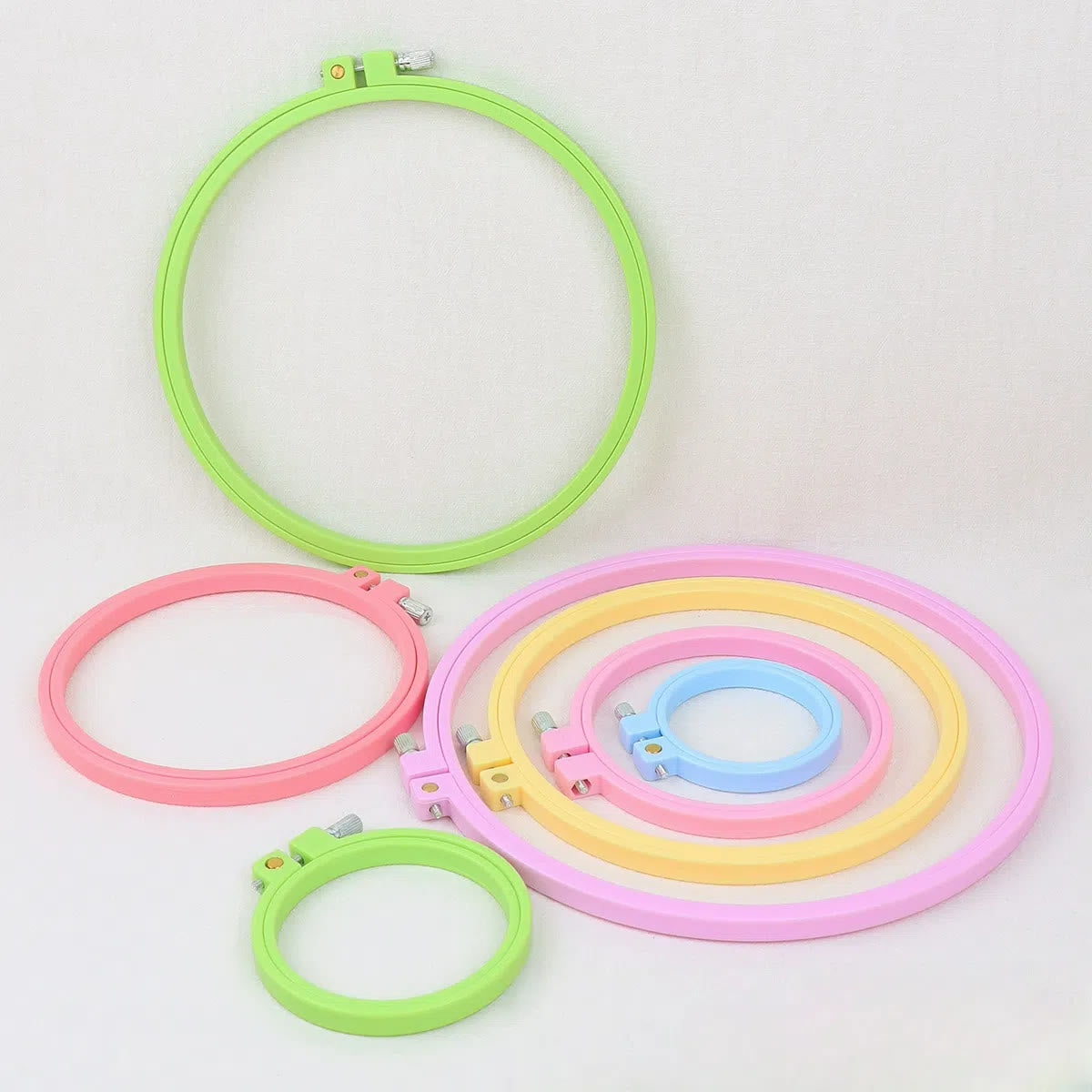 Embroiderey Plastic Frame | 7 Types Embroidered Hoop | Nice Gifts For Handmake Crafter