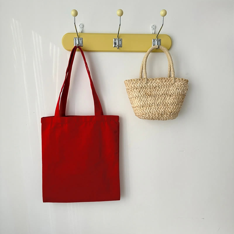 Blank Canvas Bag For Embroidery | Diy Colored Shoulder Bag | Unique Handmade Craft