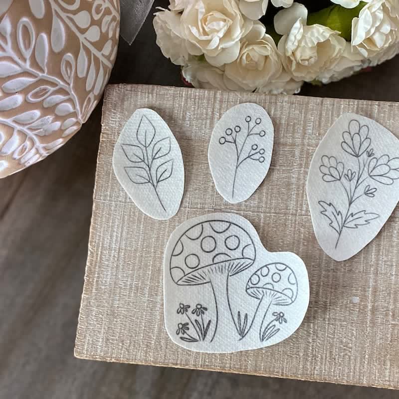 In the Garden Stick and Stitch Embroidery Patterns
