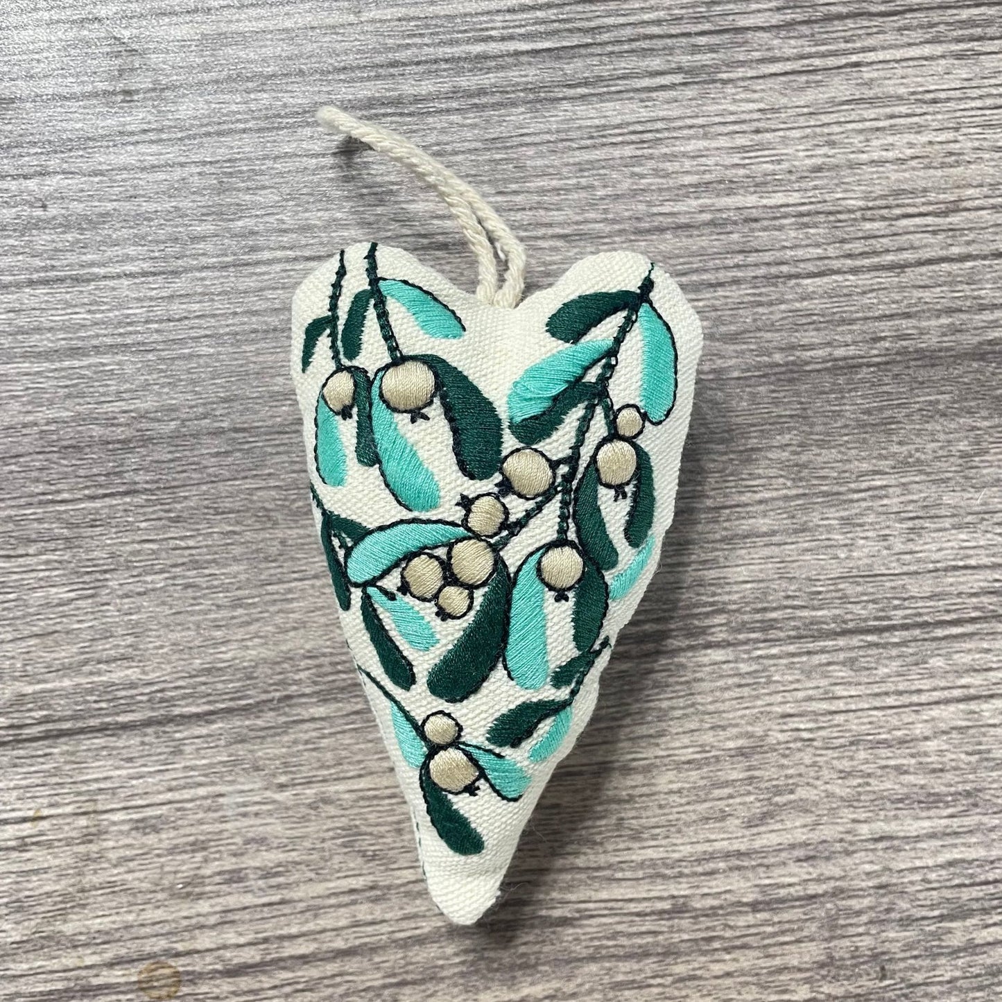 Embroidery Heart Hanging Kits |  Christmas Tree Ornament | Unique Handmade Gifts