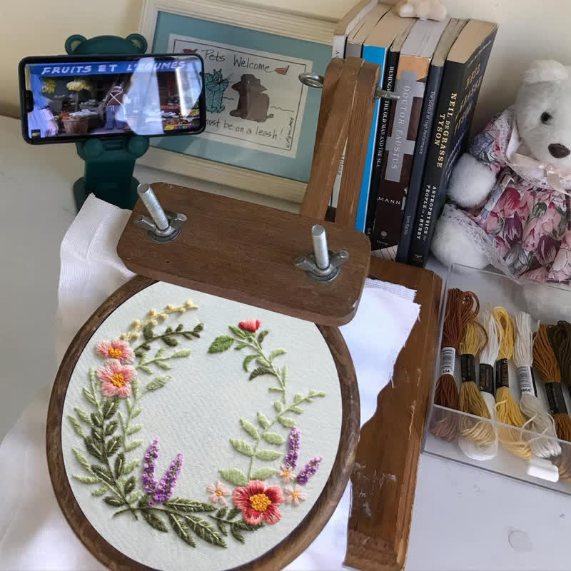Rubbyoo Embroidery Kit - Wildflowers Indian Summer