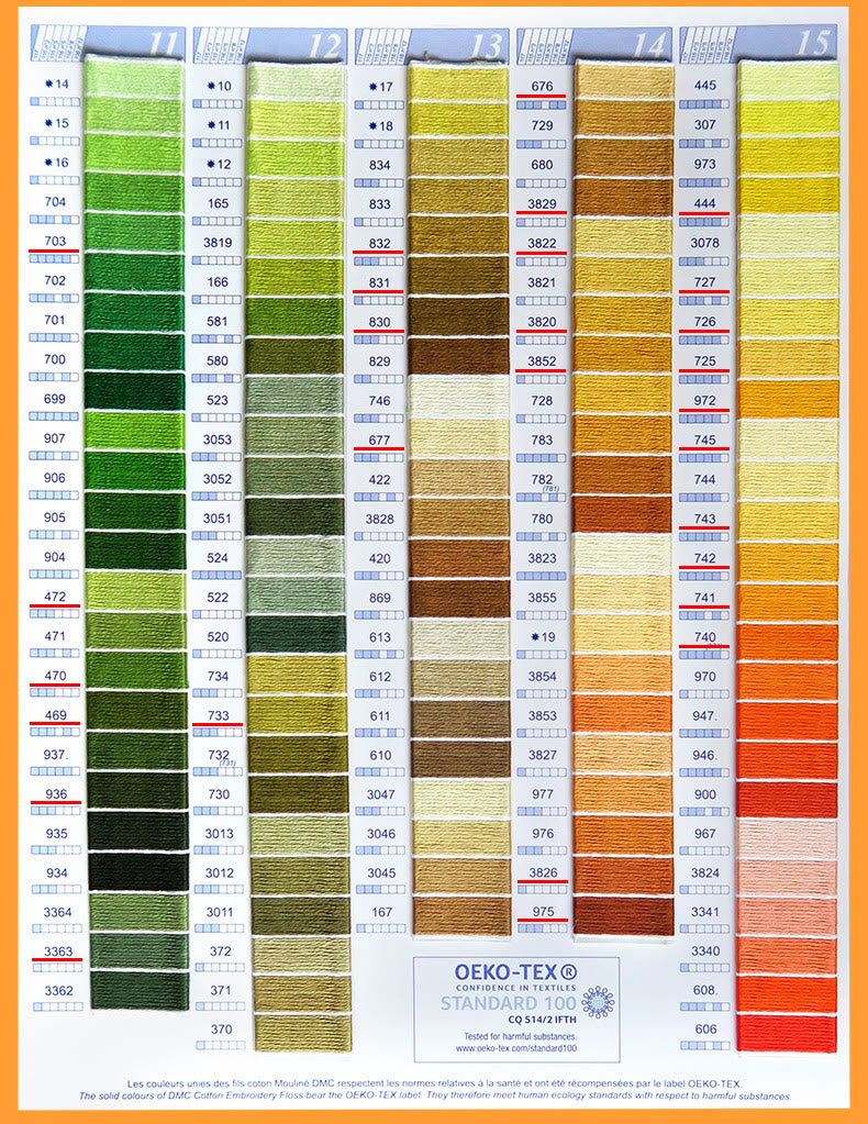 Embroidery Thread Sets - 4m And  8m Thread Kit With Floss Bobbins |  Various Colors Cotton Thread