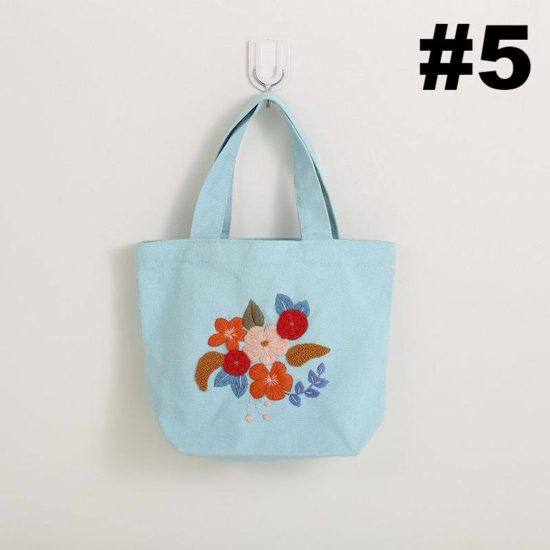 Handmade Canvas Bag Kit | Diy Carrying Bag  | Beginner Needlework