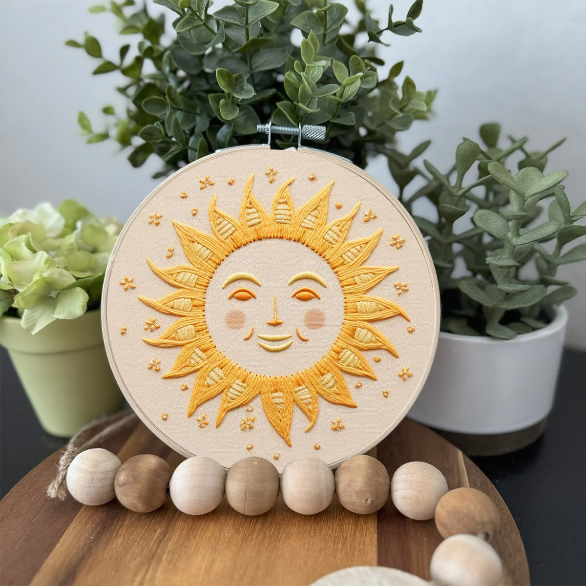 Rubbyoo Embroidery Kit- Smiling Sun