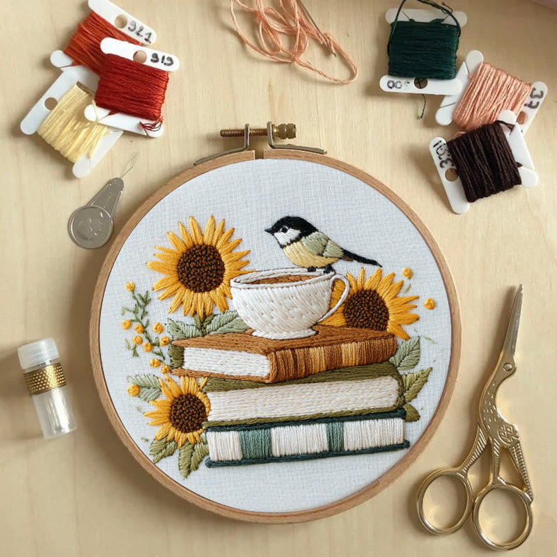 Rubbyoo Embroidery Kit - Sunlit Moments | Cozy Crafts  Wall Decor
