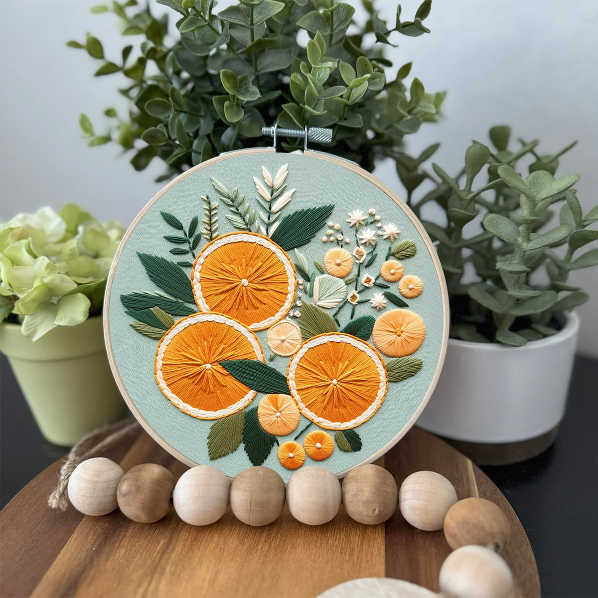 Rubbyoo Embroidery Kit- Oranges