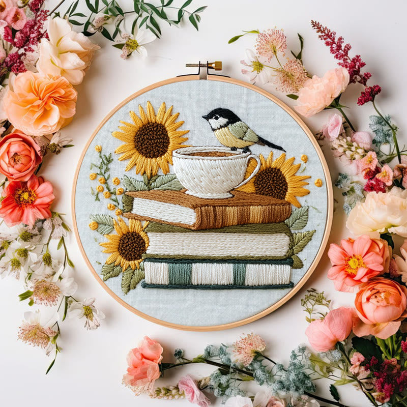Rubbyoo Embroidery Kit - Sunlit Moments | Cozy Crafts  Wall Decor