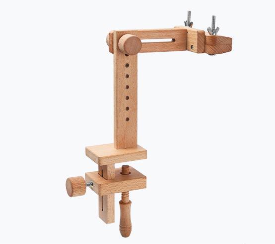 Wooden Embroidery Hoop | 360 Degree Rotating Hoop |  Adjustable Stitching Stand