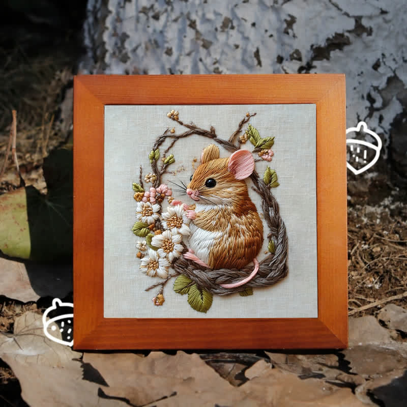 Wooden Embroidery Frame | Art Display Photo Frame