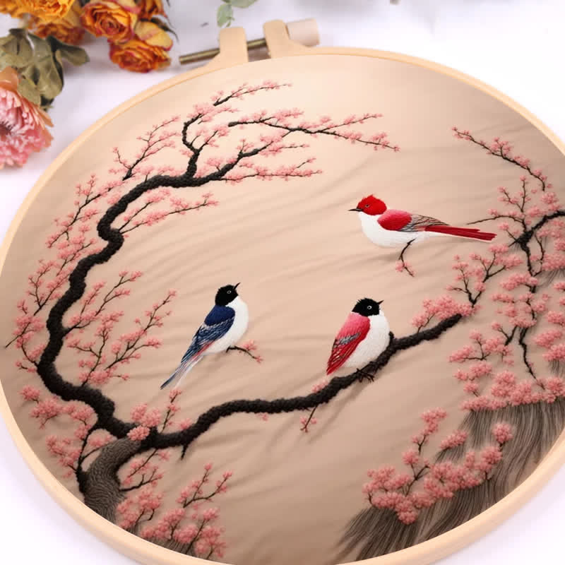 Rubbyoo Embroidery Kit - Spring Bird