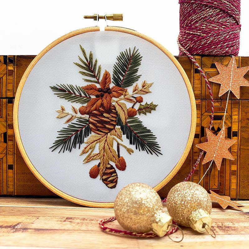 Rubbyoo Embroidery Kit-  Winter Bouquet